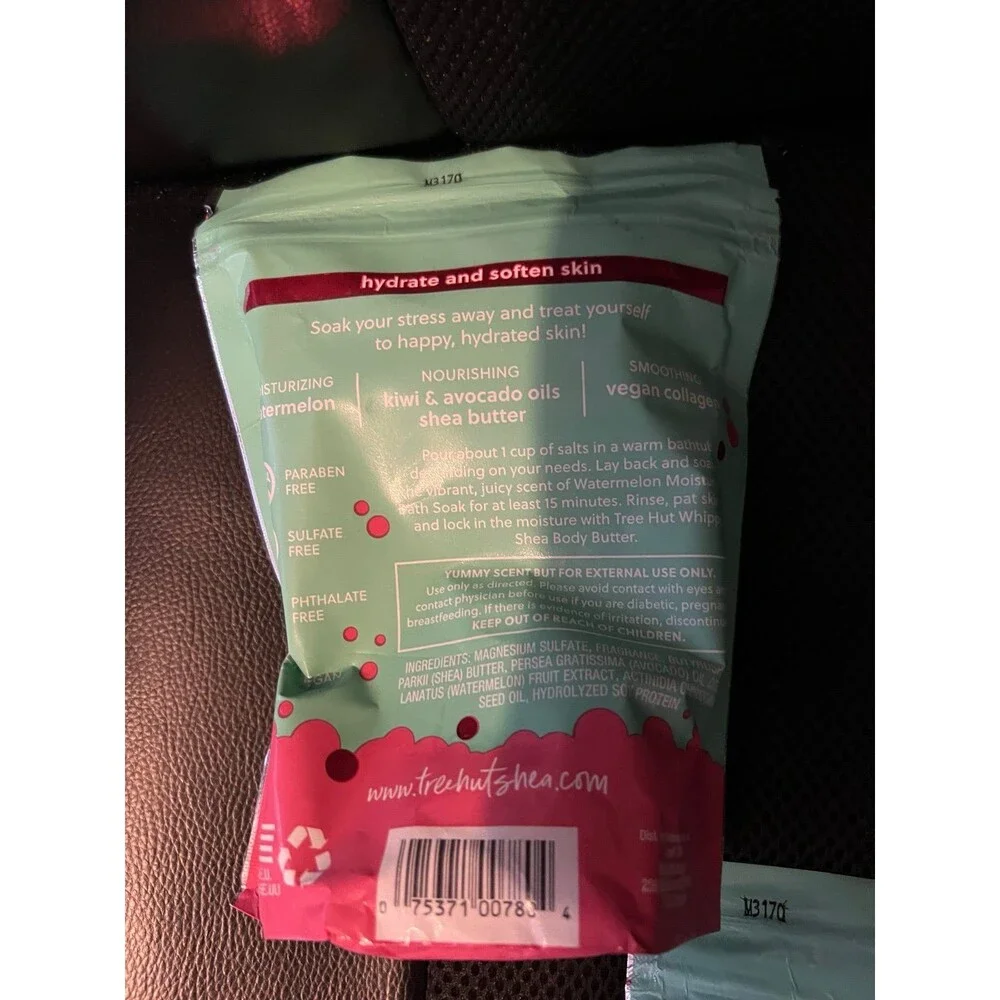 Tree Hut bath soak Watermelon three packs new